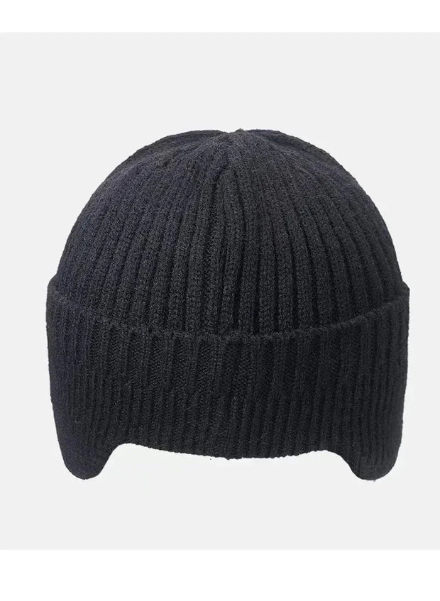 winter men's hat with ear protection