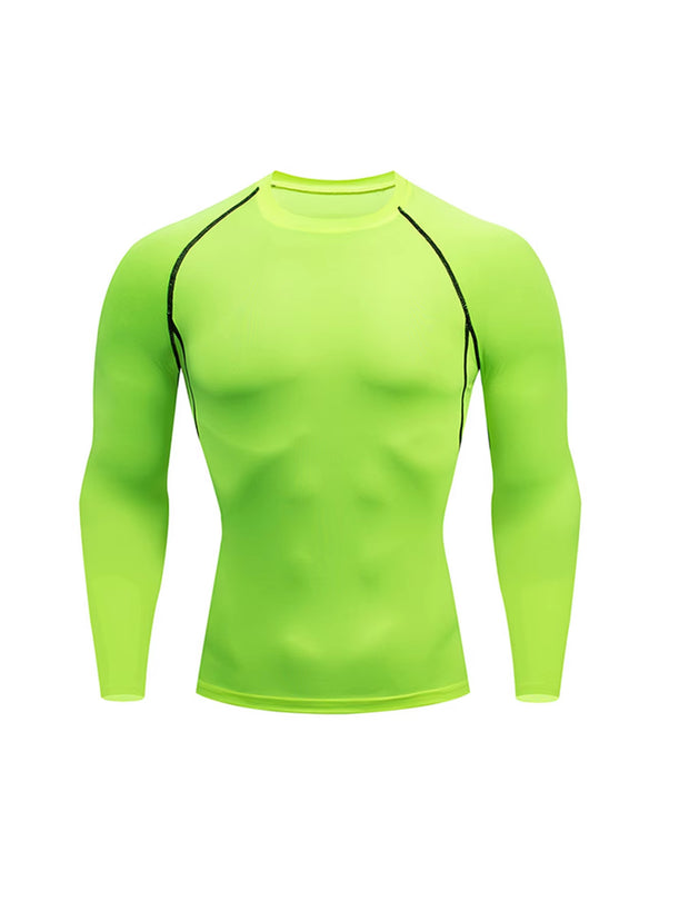 men’s compression running t-shirt