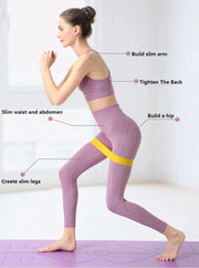 elastic resistance bands set for yoga