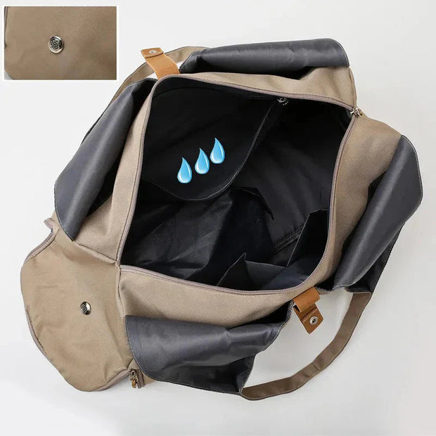 waterproof sports bag with shoe pocket