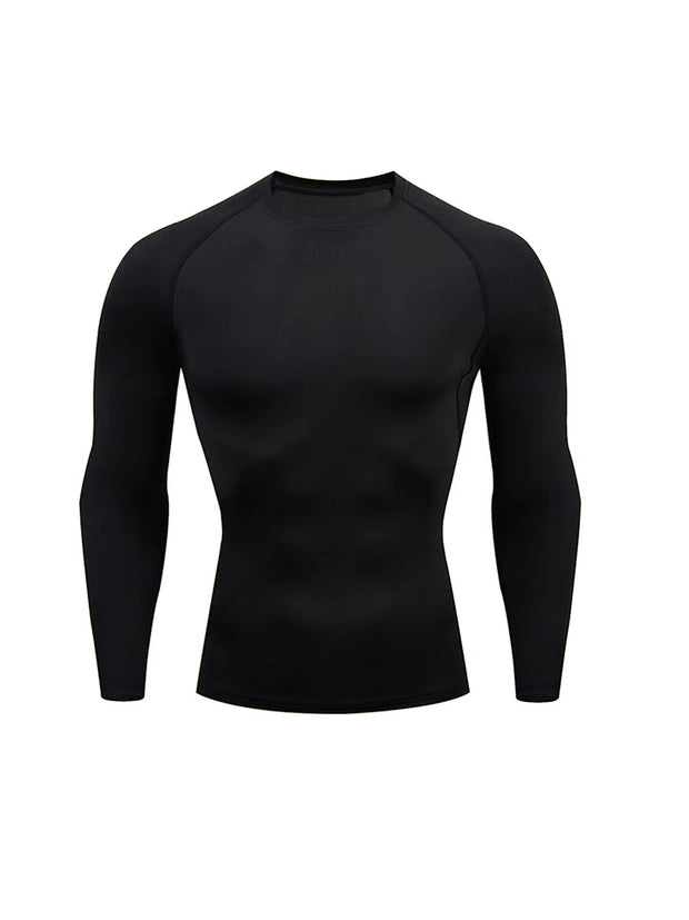 men’s compression running t-shirt